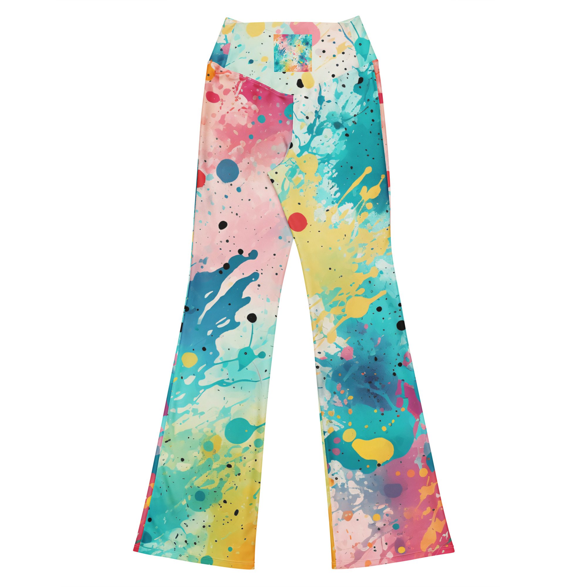 Look great! Feel great!Beauty Women's Flare leggings outfit ,unique and eye-catching Art Carnival Beach design - Image 10