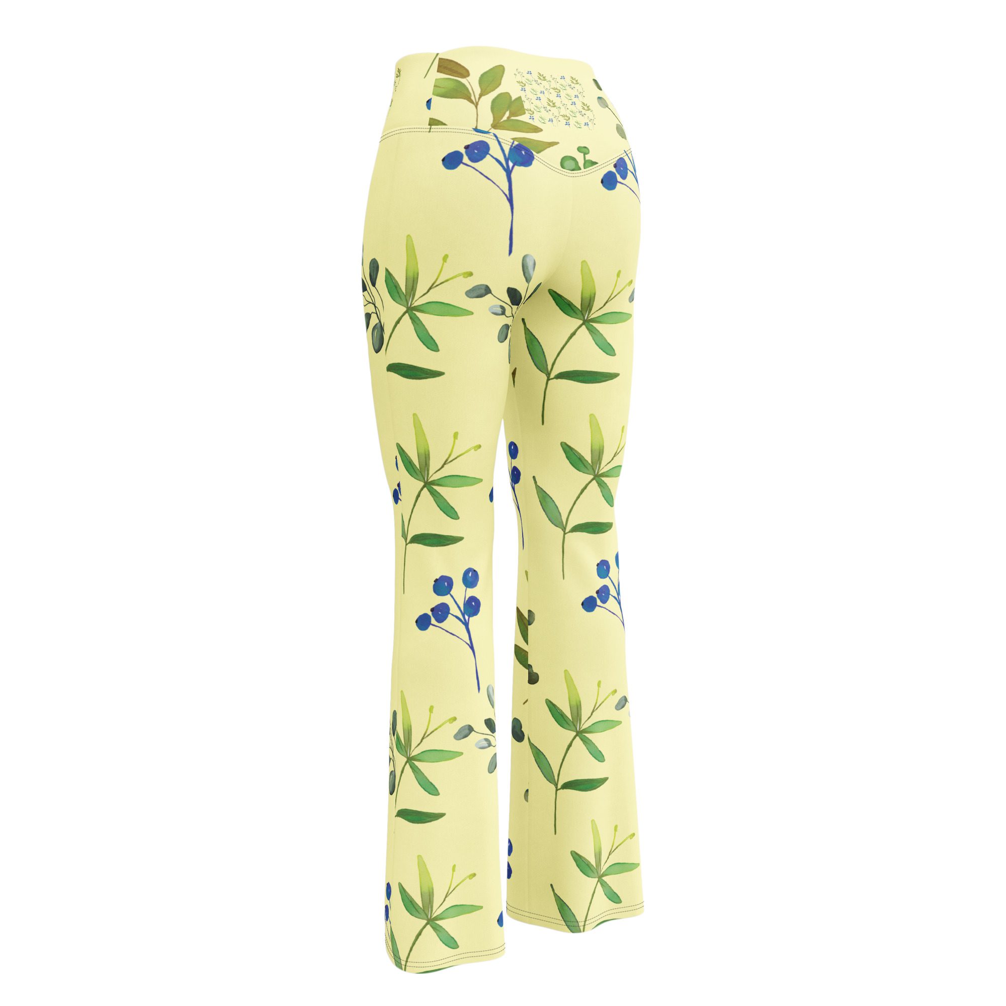 Sunshine State of Mind High-Waisted Flare Leggings for Wellness and Style Eco-Friendly - Image 10