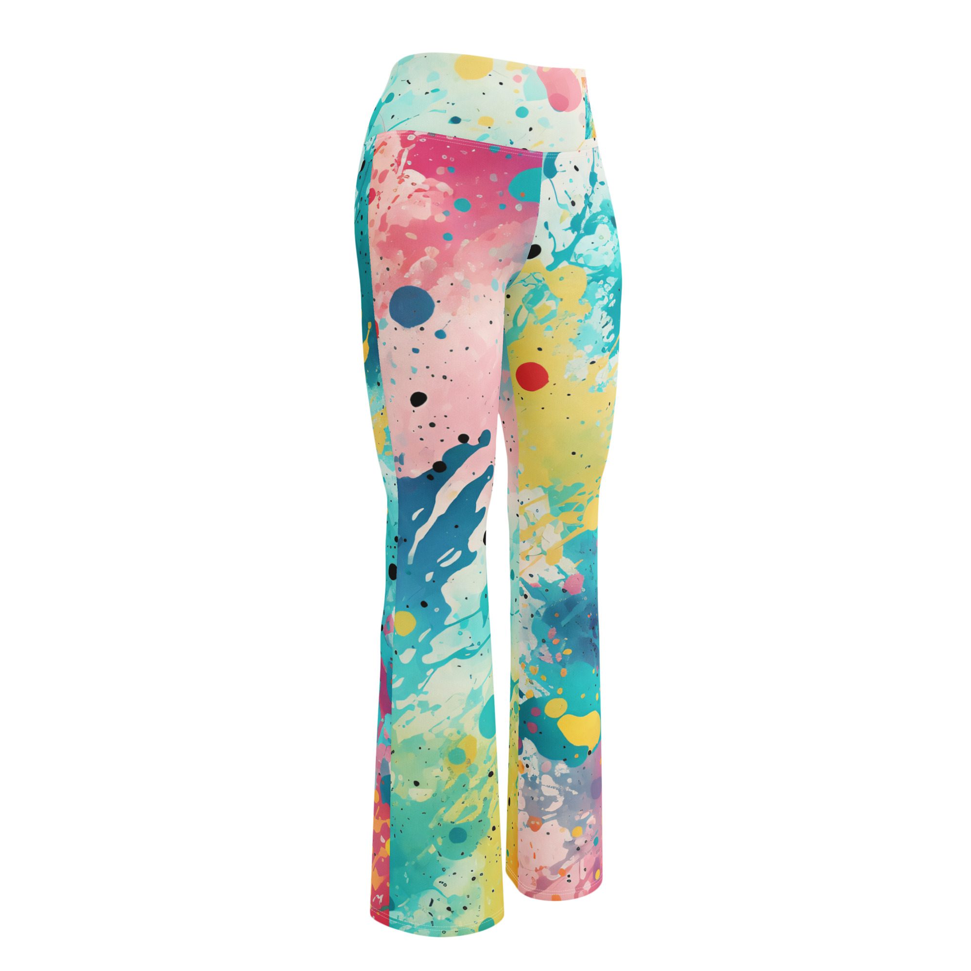 Look great! Feel great!Beauty Women's Flare leggings outfit ,unique and eye-catching Art Carnival Beach design - Image 8