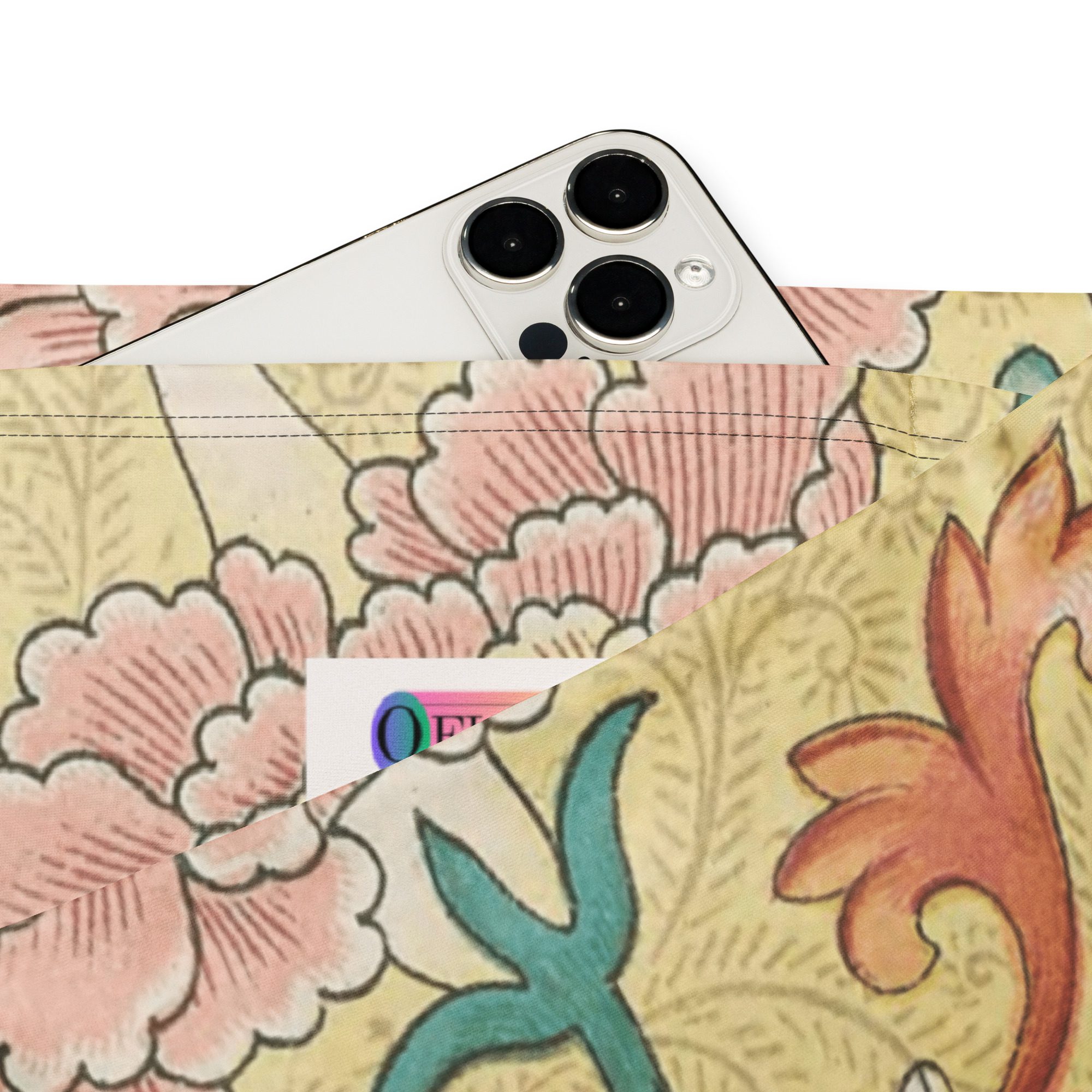 Harmonize with Nature Colorful Chinese Pattern Flared Leggings in Recycled Material - Image 8