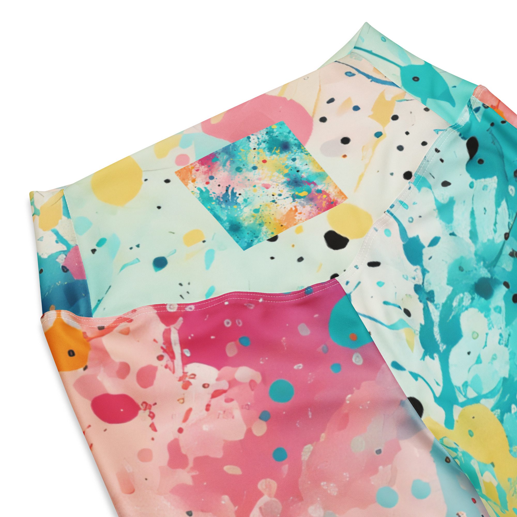 Look great! Feel great!Beauty Women's Flare leggings outfit ,unique and eye-catching Art Carnival Beach design - Image 7