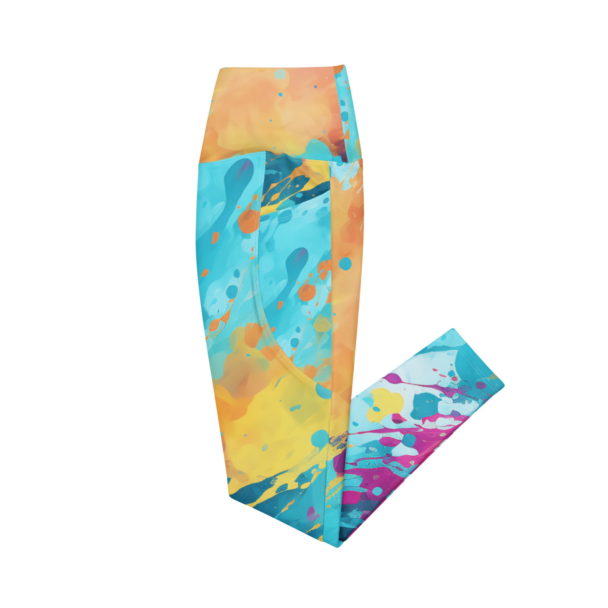 Super Beautiful Comfortable Dreamy Shape with pockets,elegant green, orange, and violet - Image 10