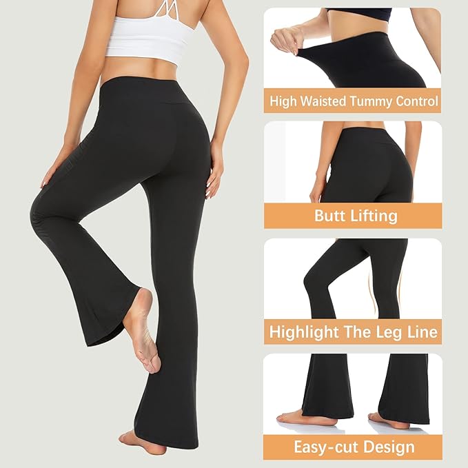 Groteen Flare Leggings for Women Review | High Waisted Ultra Soft Yoga Pants for Workout and Running Groteen Flare Leggings for Women Review | High Waisted Ultra Soft Yoga Pants for Workout and Running
