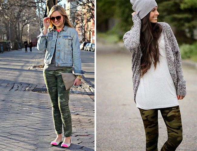 How to Wear Camouflage Leggings