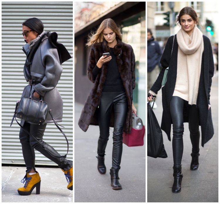 What shoes work best with sporty leggings that feature a high heel pattern
