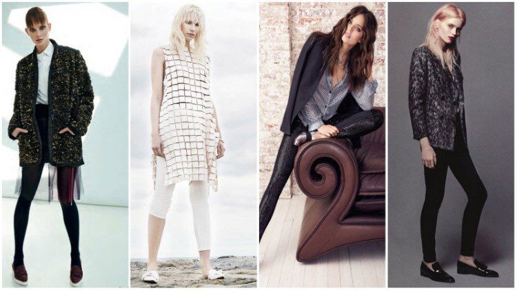 What shoes work best with sporty leggings that feature a high heel pattern