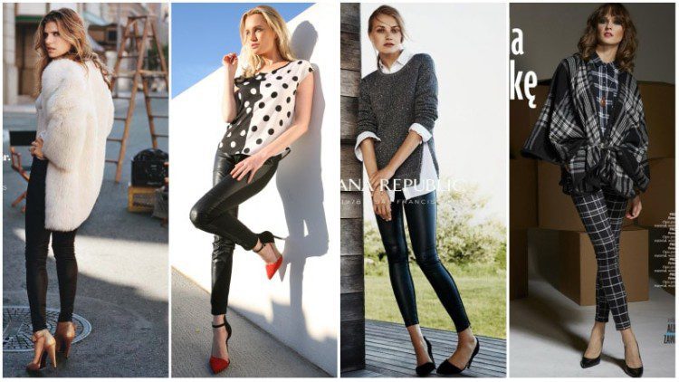What shoes work best with sporty leggings that feature a high heel pattern What shoes work best with sporty leggings that feature a high heel pattern
