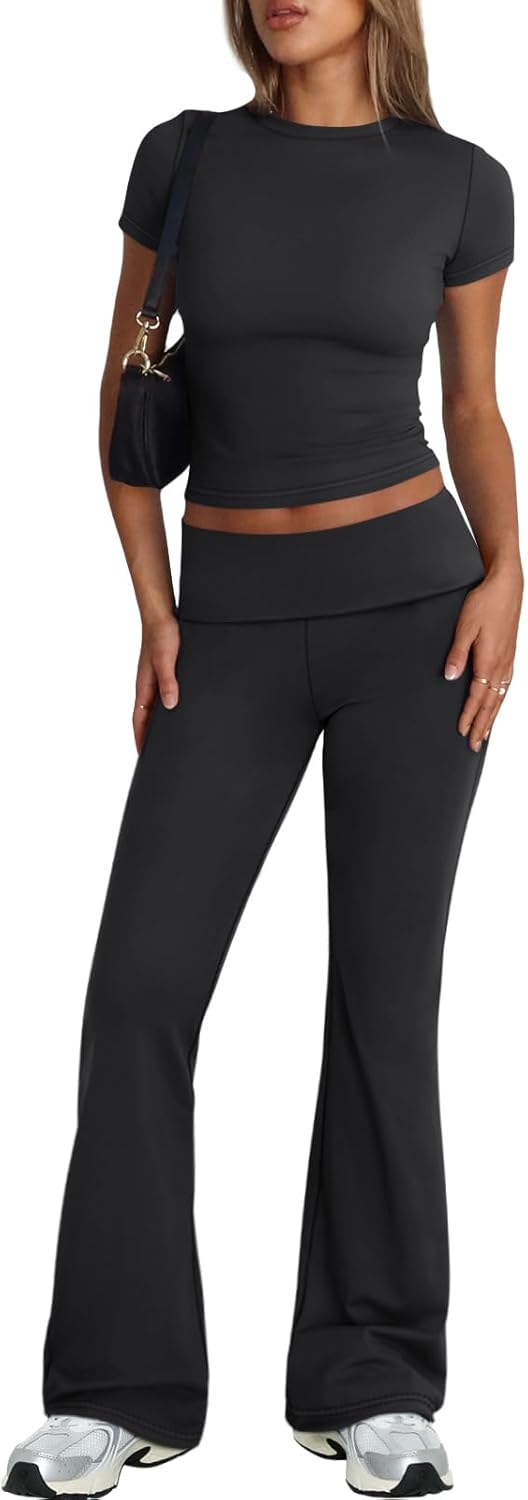 Shop now .99 Ethical Trendy Queen Lounge Sets For Women 2 Piece Casual Y2K Outfits Short Sleeve Cropped Tops Fold Over Flare Pants Tracksuits Amazon Shop now .99 Ethical Trendy Queen Lounge Sets For Women 2 Piece Casual Y2K Outfits Short Sleeve Cropped Tops Fold Over Flare Pants Tracksuits Amazon