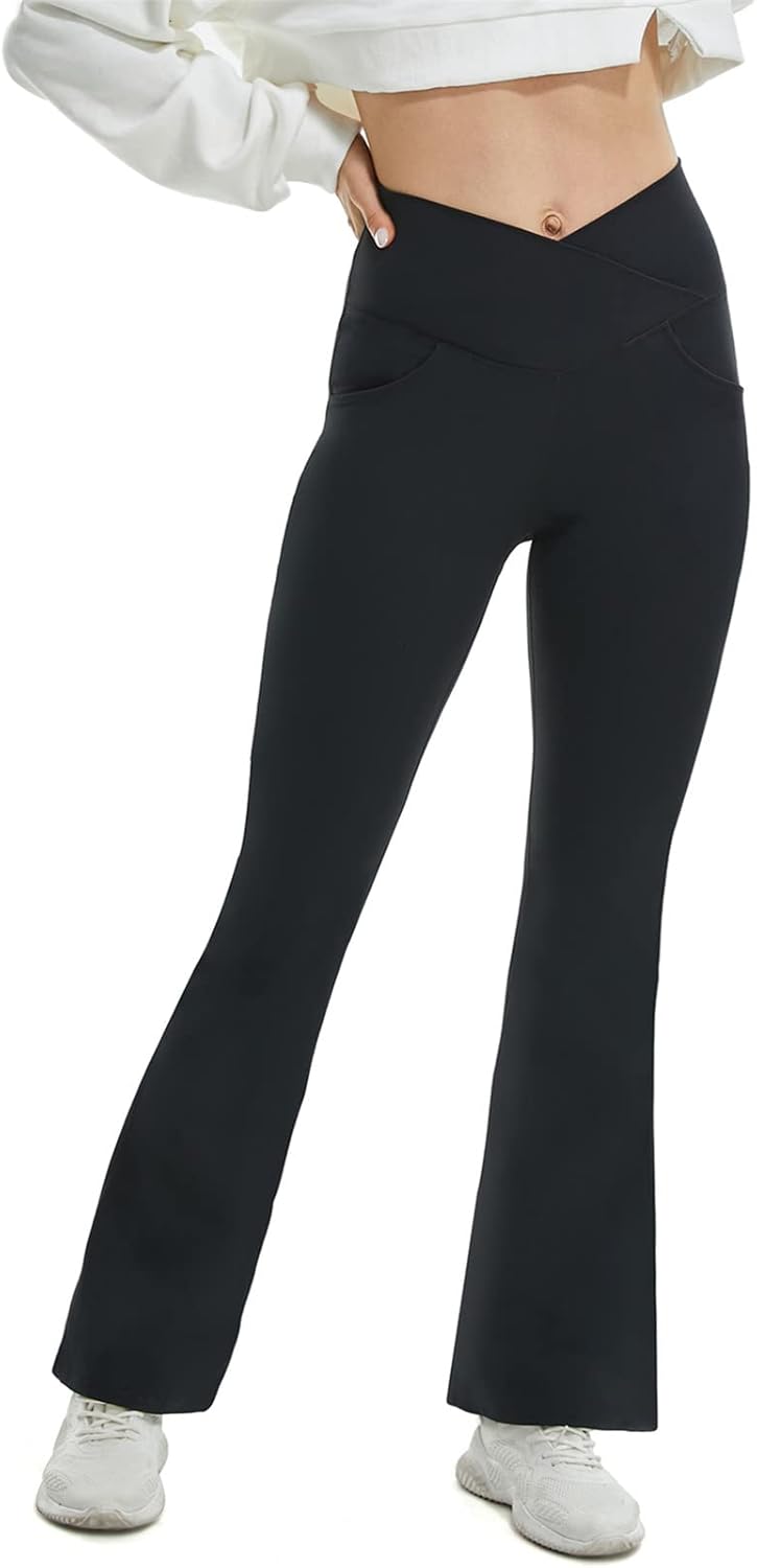 Save .99 Durable TOPYOGAS Womens Casual Flare Leggings with Pocket Bootleg Yoga Pants Crossover Hight Waisted Workout Pants Amazon Save .99 Durable TOPYOGAS Womens Casual Flare Leggings with Pocket Bootleg Yoga Pants Crossover Hight Waisted Workout Pants Amazon