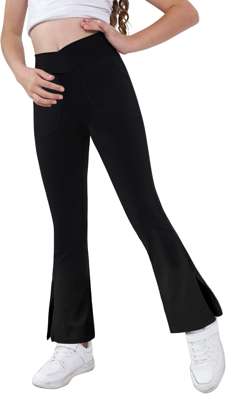 discount price .99 Luxurious Teen Girls Bootcut Yoga Pants Kids Active Crossover Split Hem Flare Leggings with Pockets Amazon discount price .99 Luxurious Teen Girls Bootcut Yoga Pants Kids Active Crossover Split Hem Flare Leggings with Pockets Amazon