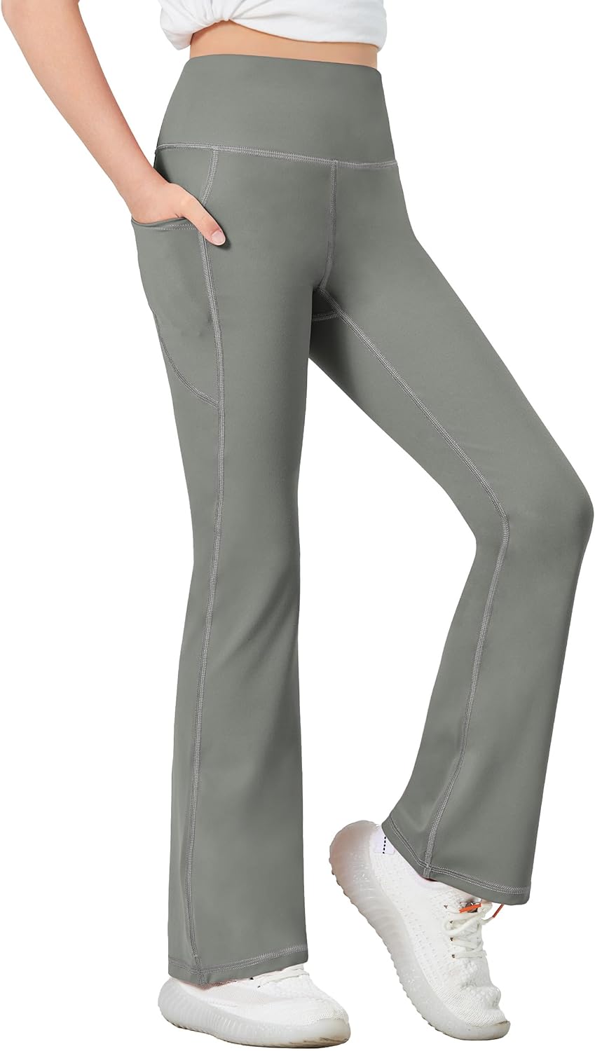 Amazing offers .99 Fashion-Forward Desol Girls Flare Leggings with Pockets, High Waist Bootcut Yoga Pants, Dance Athletic Bell Bottoms for Teen &Kids Amazon Amazing offers .99 Fashion-Forward Desol Girls Flare Leggings with Pockets, High Waist Bootcut Yoga Pants, Dance Athletic Bell Bottoms for Teen &Kids Amazon