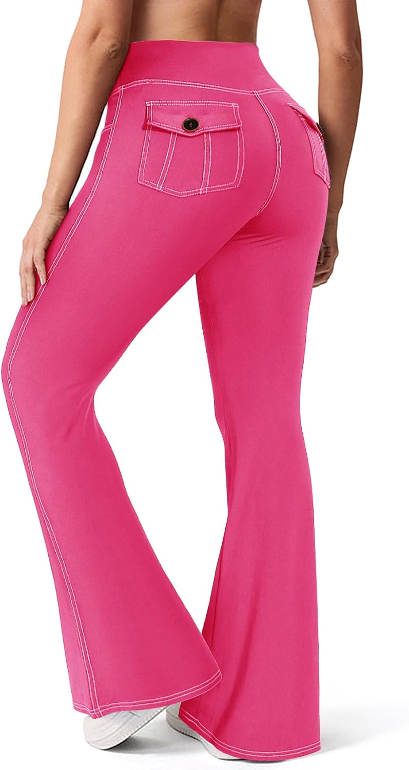 Awesome .99 Awesome SEASUM Cargo Yoga Flare Leggings for Women with Flap Pockets Workout Contrast Stitching Bootcut Yoga Pants Imitation Jeans Amazon Awesome .99 Awesome SEASUM Cargo Yoga Flare Leggings for Women with Flap Pockets Workout Contrast Stitching Bootcut Yoga Pants Imitation Jeans Amazon
