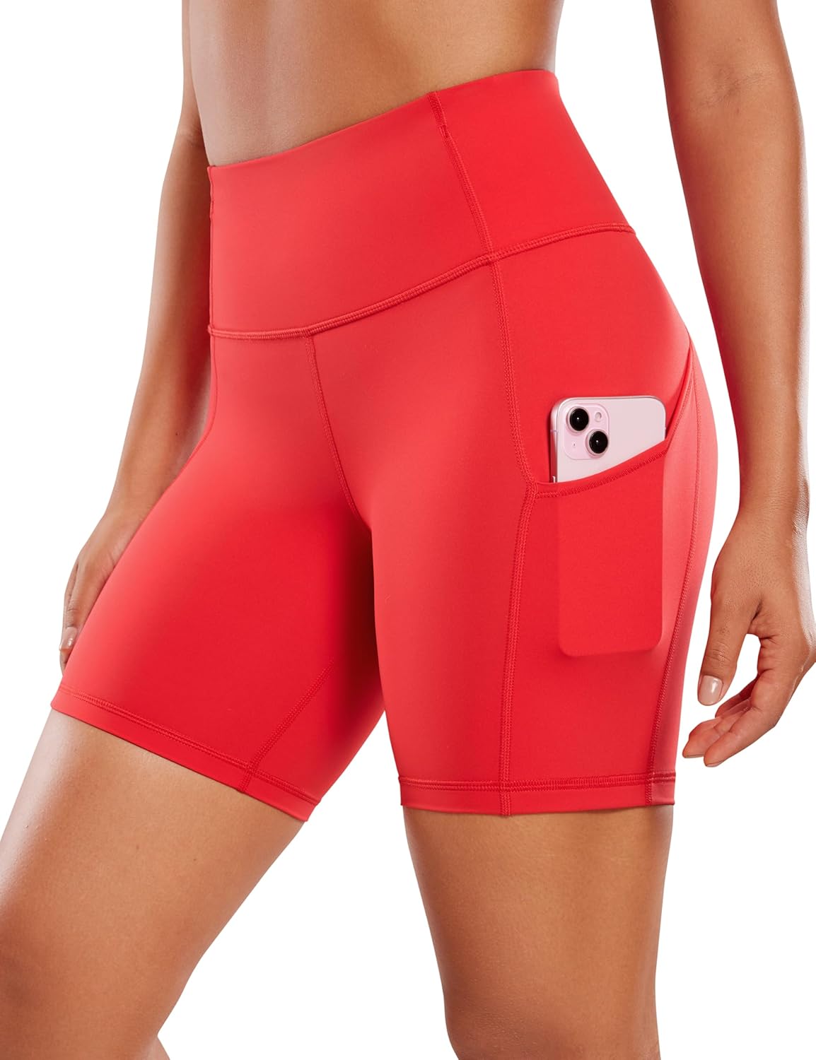 Deal of the Day .00 Practical CRZ YOGA Women’s Naked Feeling Light Running Shorts 6 Inches – High Waisted Gym Biker Compression Shorts with Pockets Deal of the Day .00 Practical CRZ YOGA Women’s Naked Feeling Light Running Shorts 6 Inches – High Waisted Gym Biker Compression Shorts with Pockets