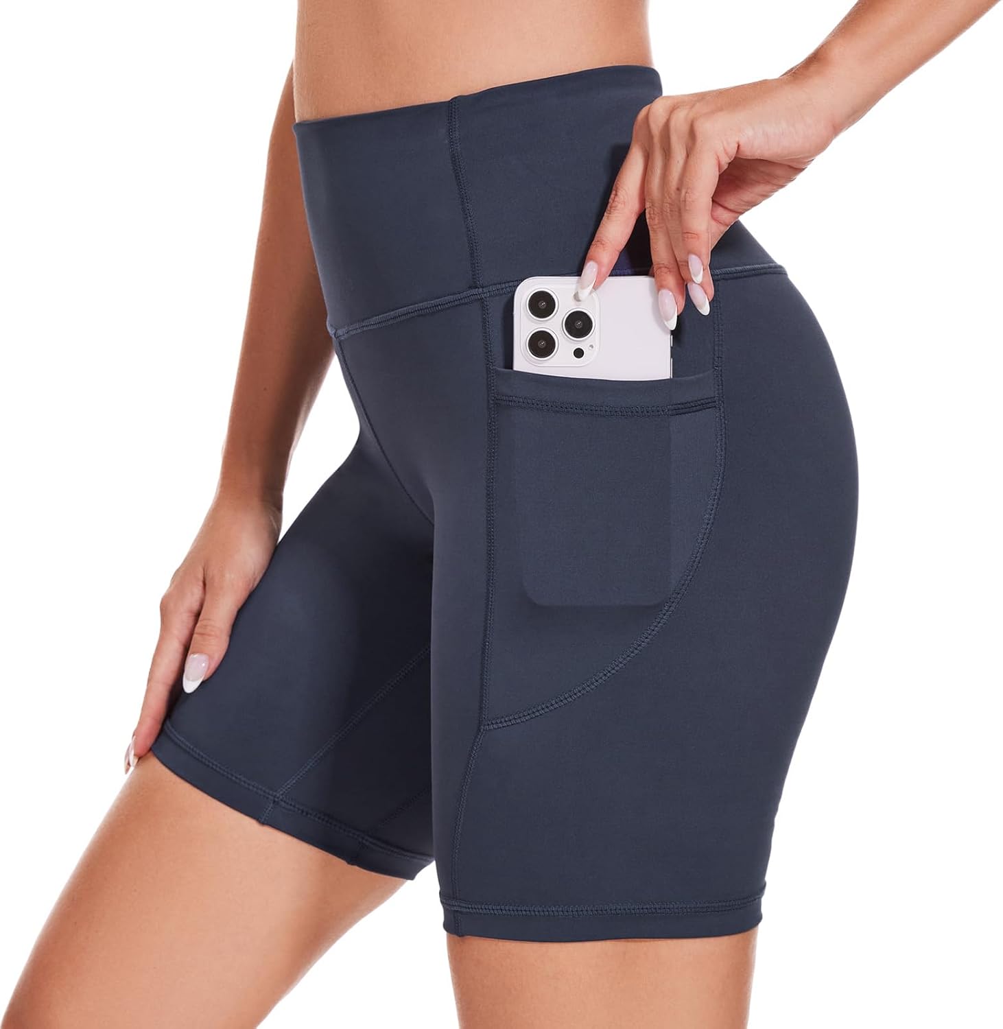 Deal of the Day .99 Vibrant iniber Women’s Biker Shorts with Pockets High Waist Workout Yoga Soft Spandex Athletic Bicycle Leggings Shorts for Running Deal of the Day .99 Vibrant iniber Women’s Biker Shorts with Pockets High Waist Workout Yoga Soft Spandex Athletic Bicycle Leggings Shorts for Running