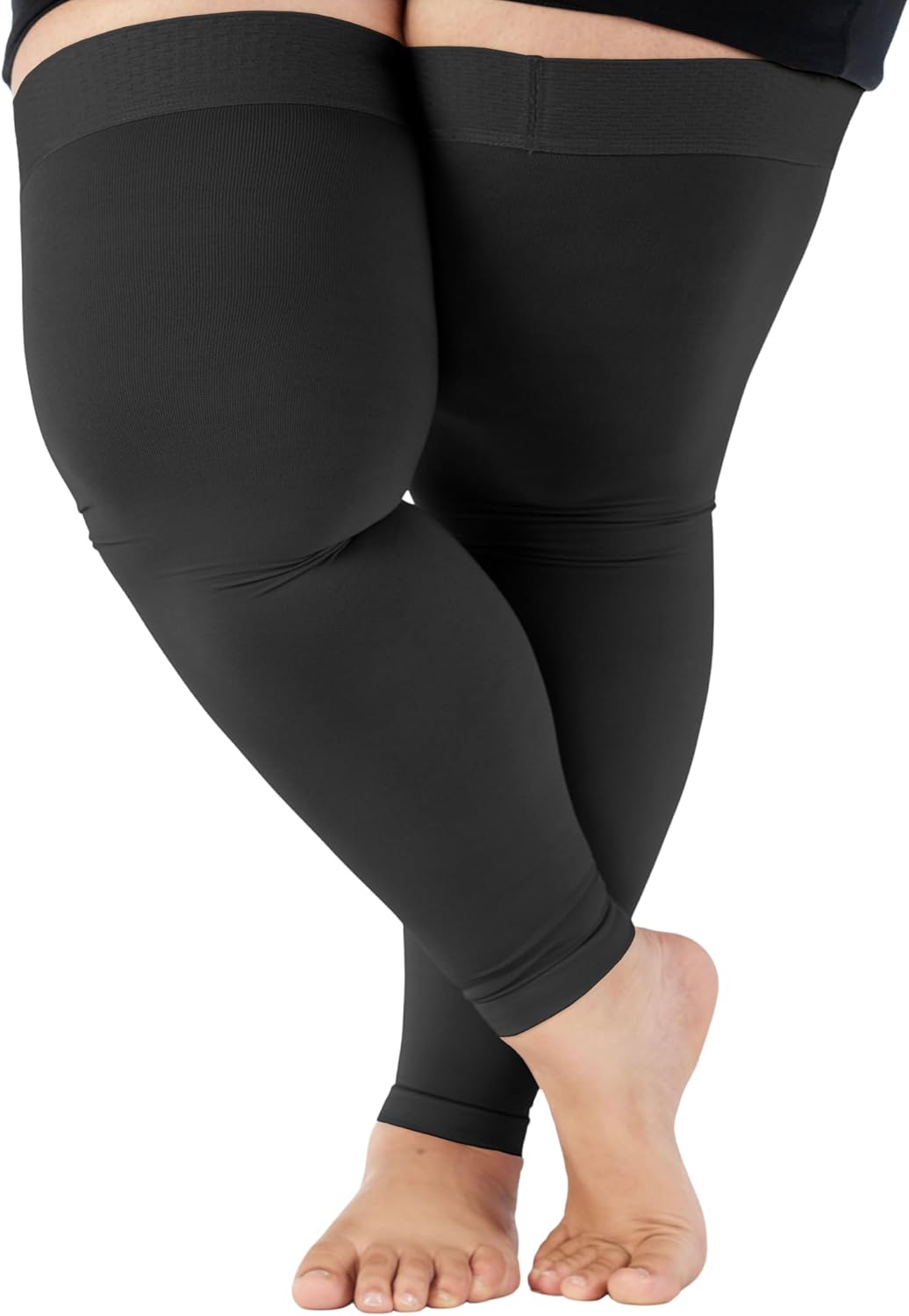Discount .24 Durable ABSOLUTE SUPPORT Compression Socks for Women and Men 20-30mmHg Circulation – Footless Thigh High Compression Sleeve for Women and Men Varicose Veins, Blood Clots, Diabetic, Arthritis – Black, Small Discount .24 Durable ABSOLUTE SUPPORT Compression Socks for Women and Men 20-30mmHg Circulation – Footless Thigh High Compression Sleeve for Women and Men Varicose Veins, Blood Clots, Diabetic, Arthritis – Black, Small