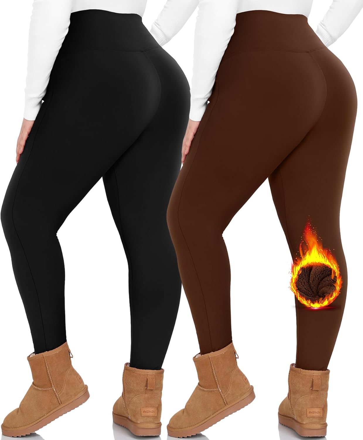 Discount .29 Amazing NEW YOUNG 2 Pack Plus Size Fleece Lined Leggings Women-1X-4X High Waist Winter Tummy Control Thermal Warm Yoga Pants Discount .29 Amazing NEW YOUNG 2 Pack Plus Size Fleece Lined Leggings Women-1X-4X High Waist Winter Tummy Control Thermal Warm Yoga Pants