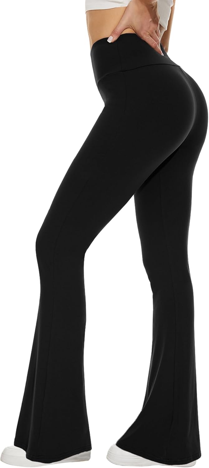 Discount Exclusive Sundwudu Black Flare Yoga Pants for Women – Soft High Waist Bootcut Leggings Tall & Long Bootleg Pants for Women Discount Exclusive Sundwudu Black Flare Yoga Pants for Women – Soft High Waist Bootcut Leggings Tall & Long Bootleg Pants for Women