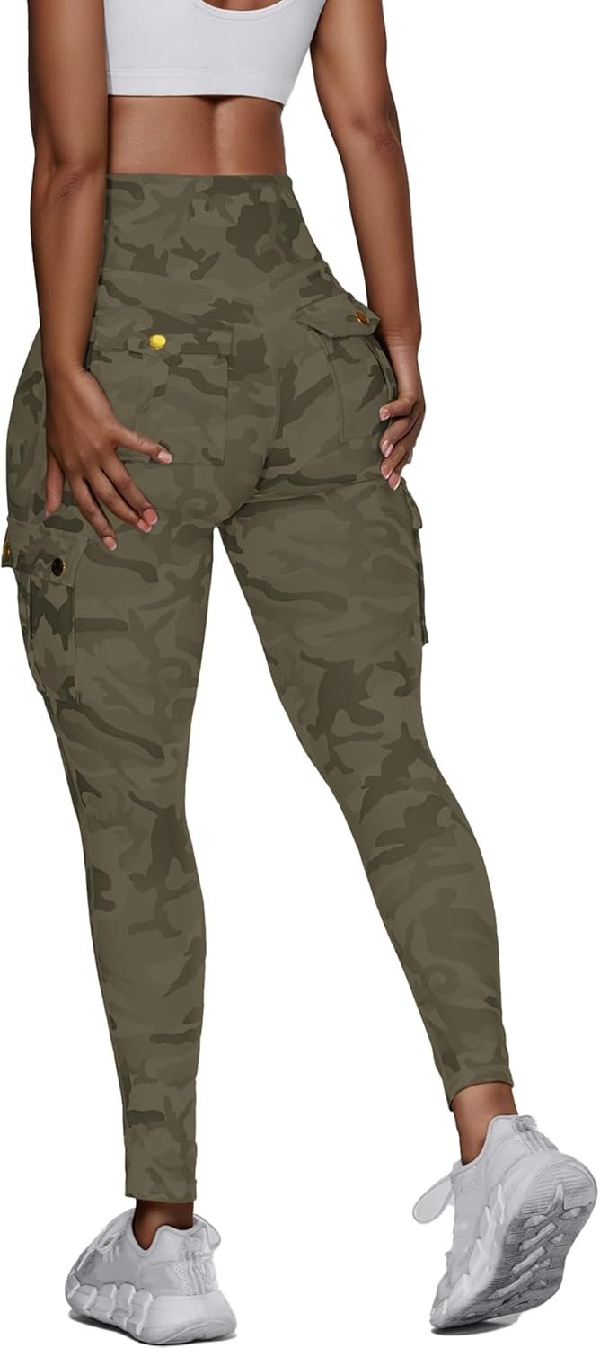 Save .99 Practical Scrunch Butt Cargo Leggings with Pockets Workout Leggings for Women Yoga Gym Pants Save .99 Practical Scrunch Butt Cargo Leggings with Pockets Workout Leggings for Women Yoga Gym Pants