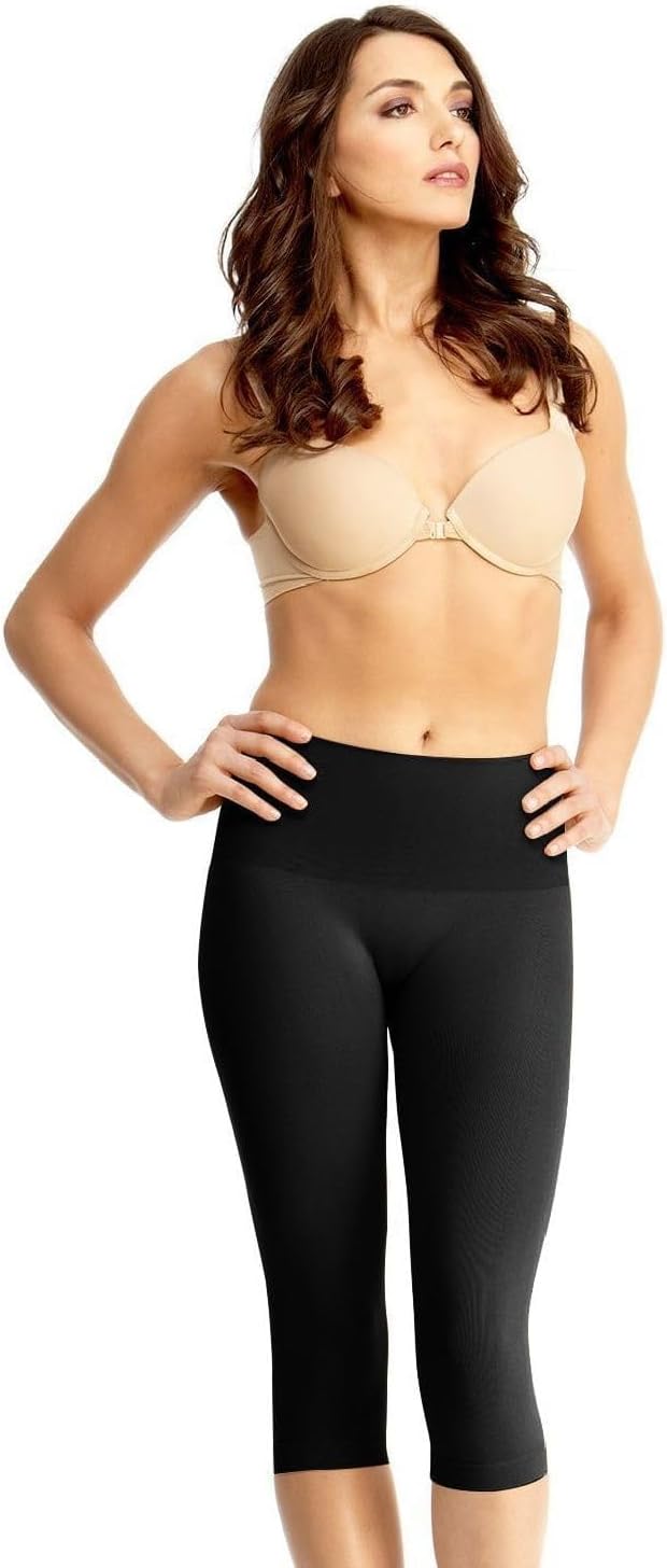 Shop now .98 Responsible SlimMe High-Waisted Tummy Control Shaping Capri Leggings Shop now .98 Responsible SlimMe High-Waisted Tummy Control Shaping Capri Leggings