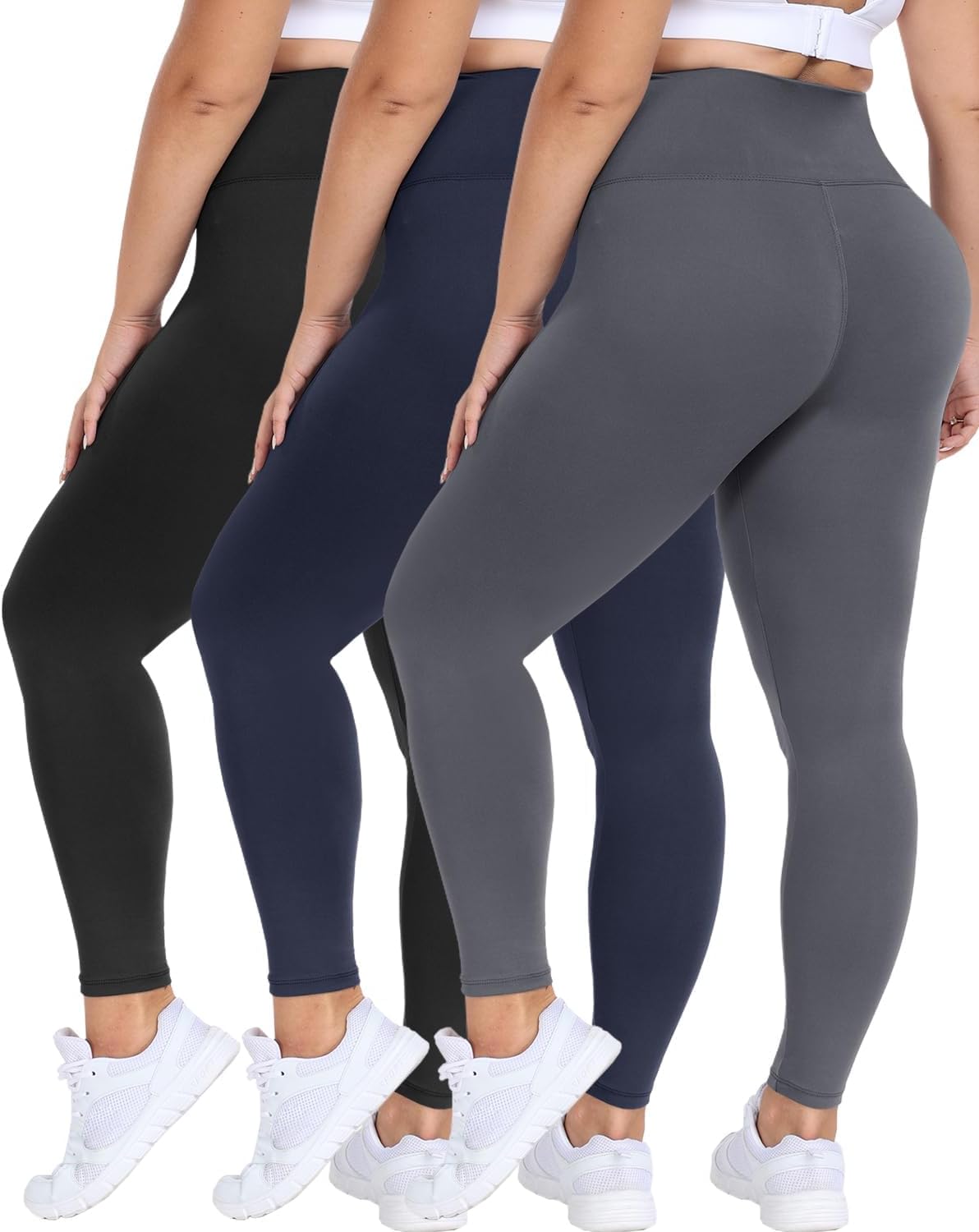 Shop now .74 Responsible GAYHAY 3 Pack Plus Size Leggings for Women – High Waist Stretchy Tummy Control Pants for Workout Yoga Running Shop now .74 Responsible GAYHAY 3 Pack Plus Size Leggings for Women – High Waist Stretchy Tummy Control Pants for Workout Yoga Running