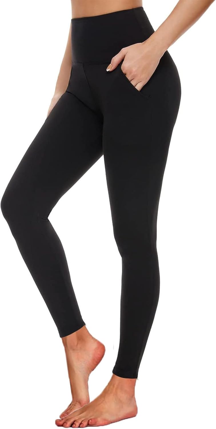 Shop now Ethical Aoliks Leggings with Pockets for Women – High Waist Tummy Control Yoga Pants Running Gym Workout Dance Pants Shop now Ethical Aoliks Leggings with Pockets for Women – High Waist Tummy Control Yoga Pants Running Gym Workout Dance Pants
