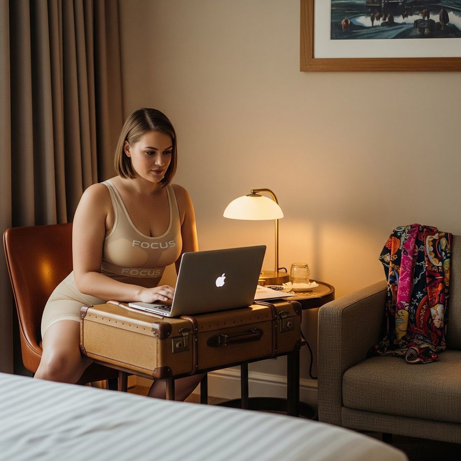 Focus Desk Scene shapewear bodysuit mushroom lamp surrealism dress to impress surrealism outfit surrealism fashion