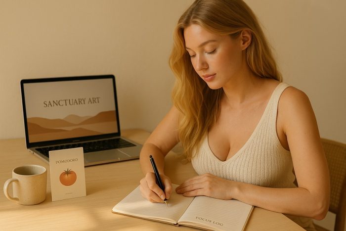 Dreamy Focus Cap Pack – Pomodoro Cards, Experiment Log & Concentration Music