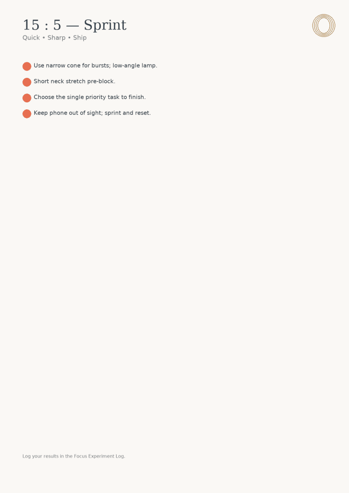 Dreamy Focus Cap Pack – Pomodoro Cards, Experiment Log & Concentration Music - Image 5